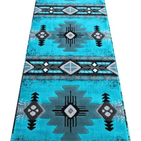 Gold-Colored Modern Wool Rug