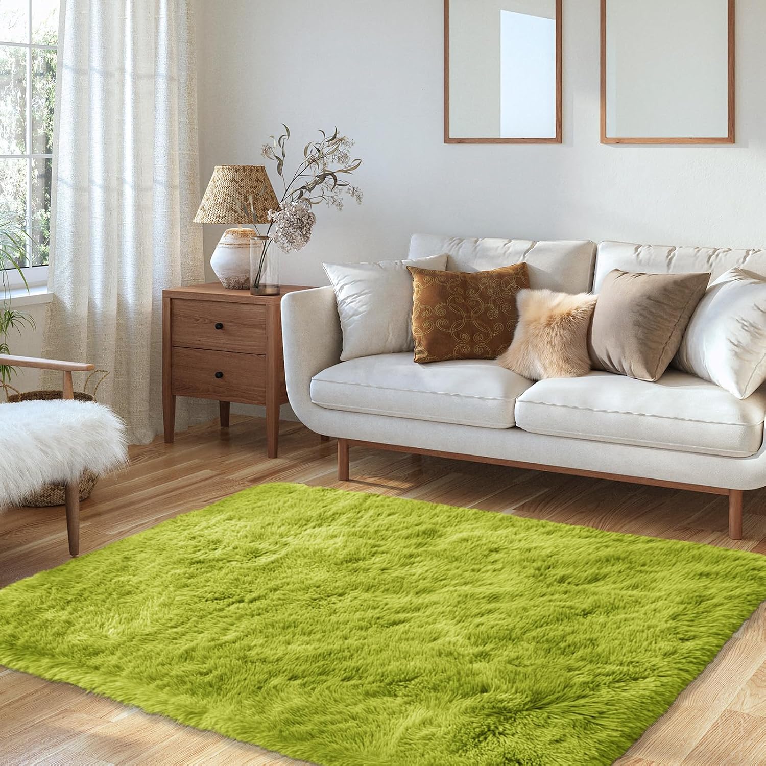 Green Shag Rug - Image 2