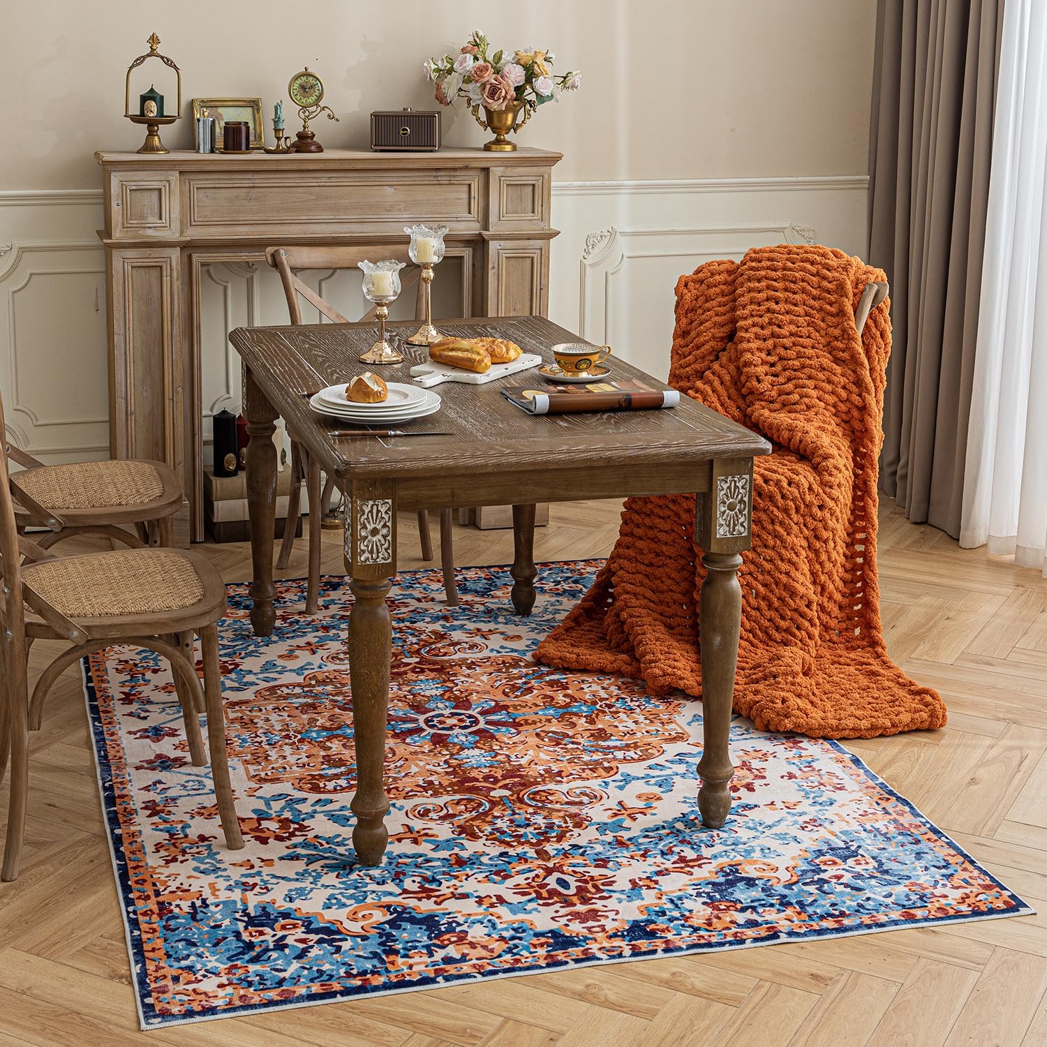 Red-Toned Persian Runner - Image 2