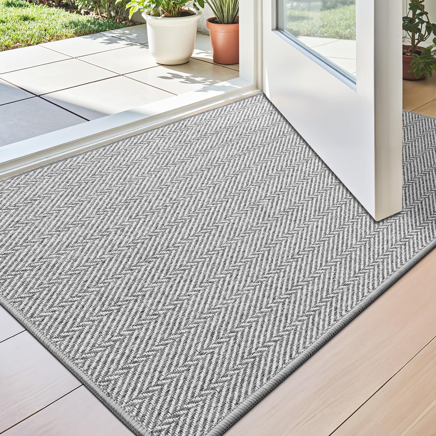 Ultra-Thin Herringbone Rug