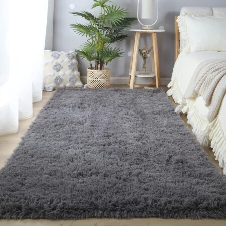 Gray Shag Rug