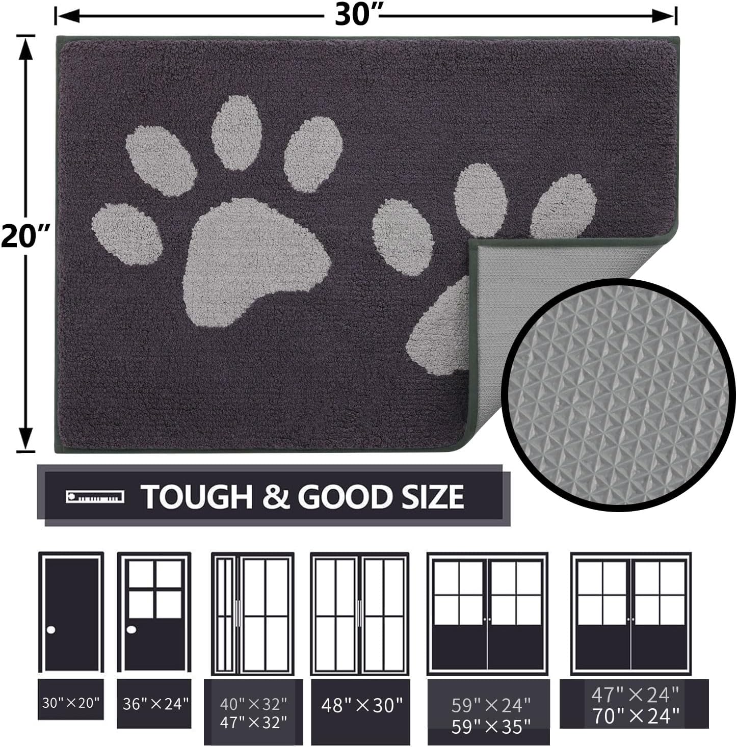 Pet-Friendly Dirt-Trapping Rug - Image 2