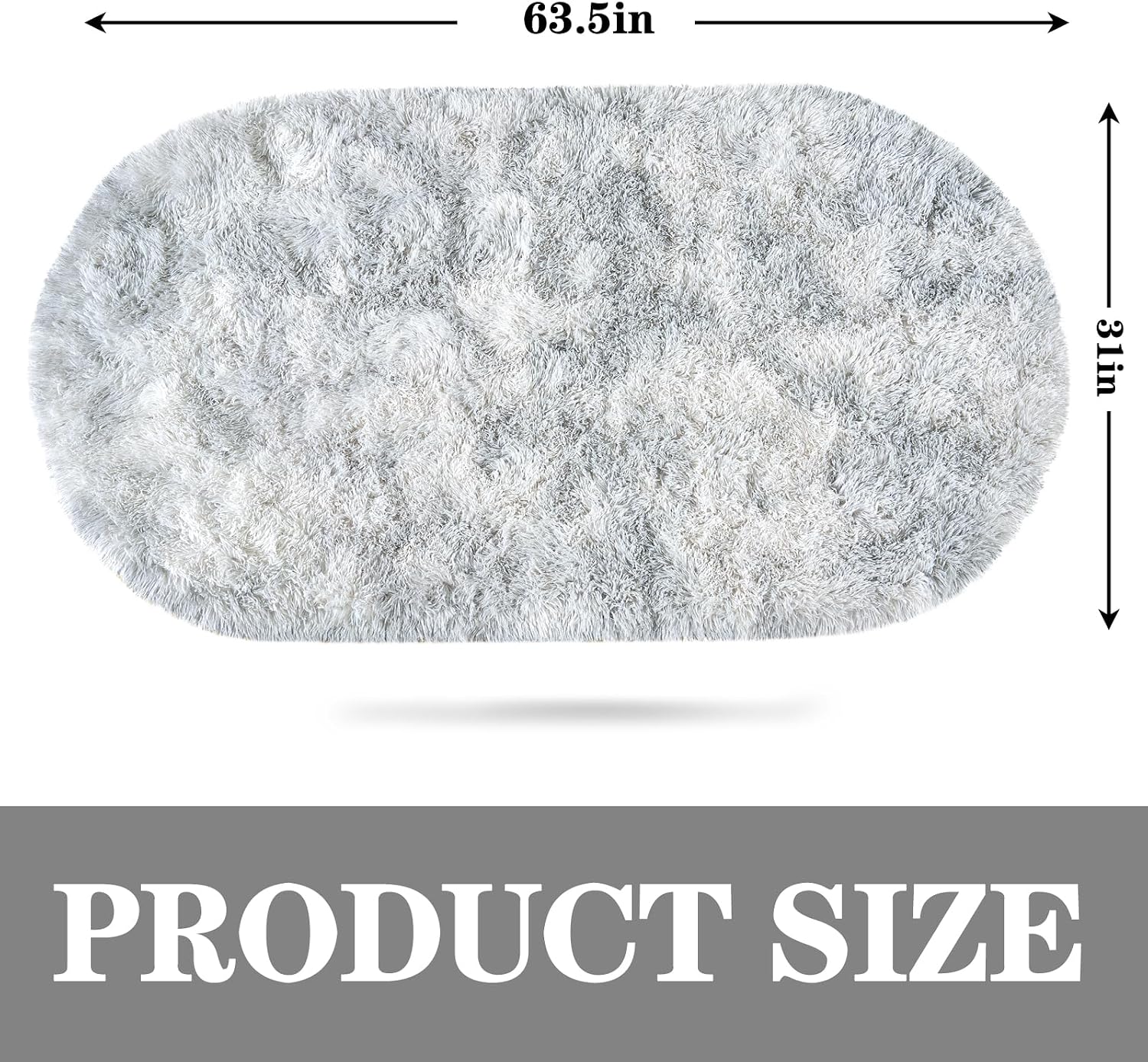 Tie-Dye Gray Rug - Image 2