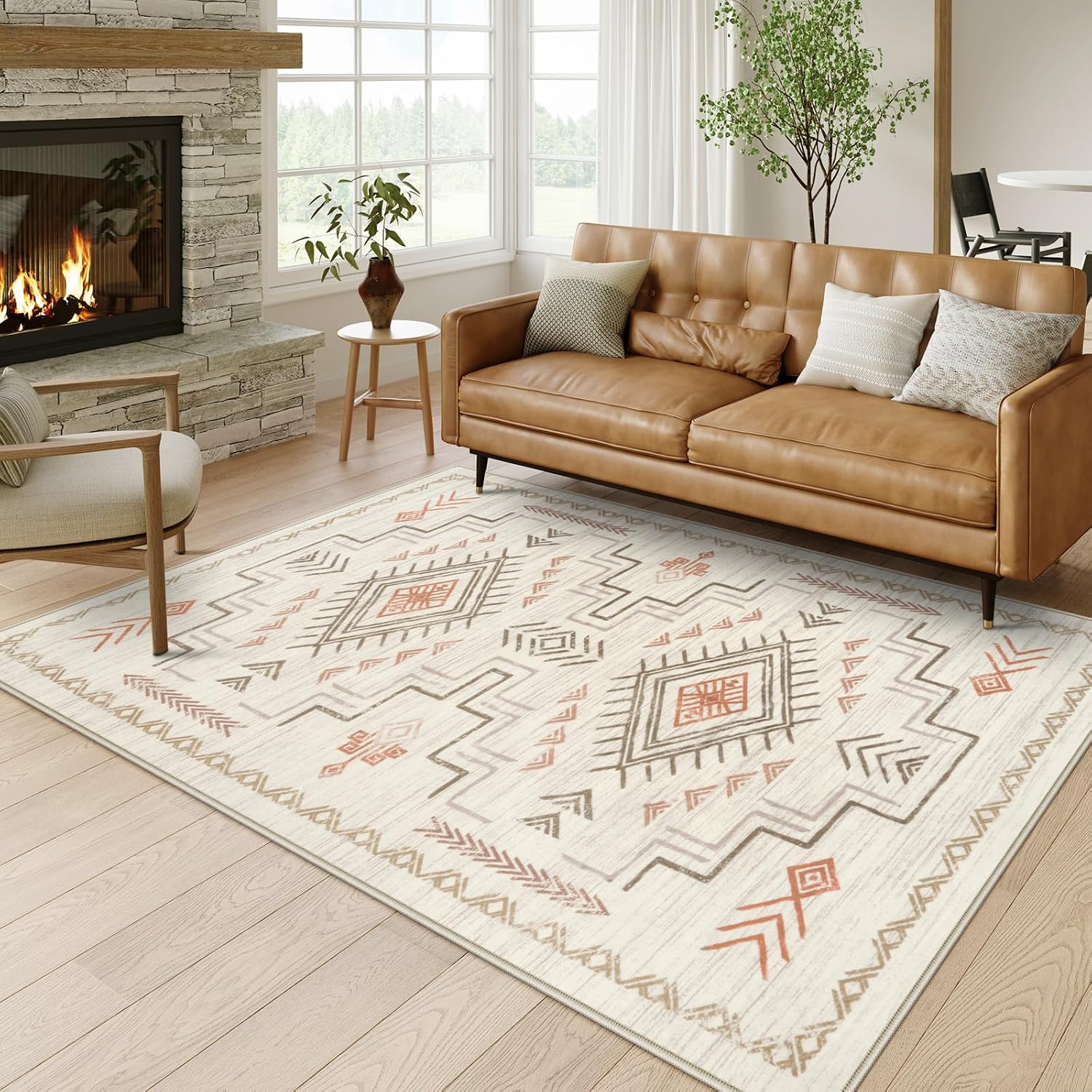 Beige -Style Rug