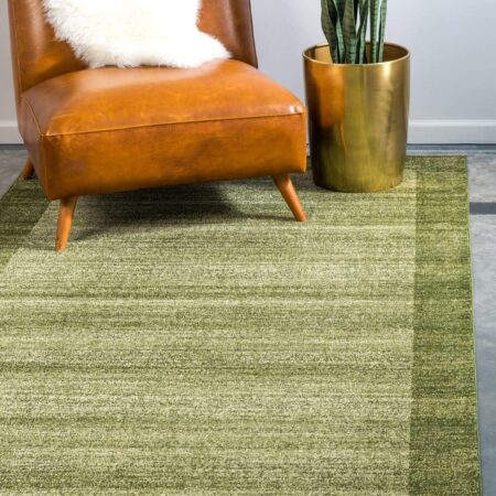 Light Green and Ivory Rug