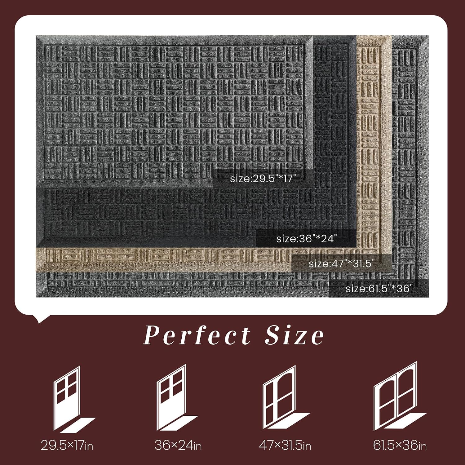 Natural Rubber Rug - Image 2