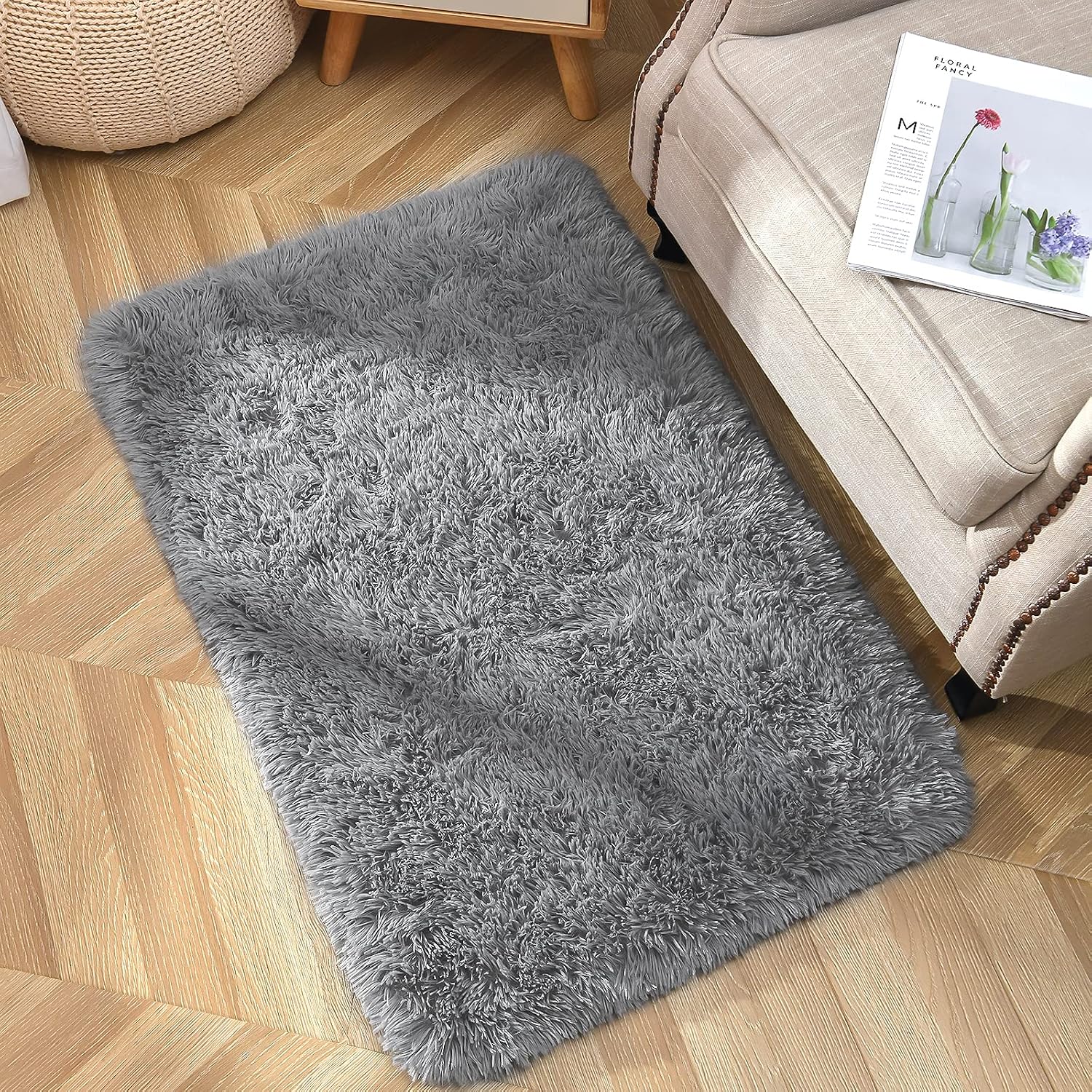 Small Gray Rug