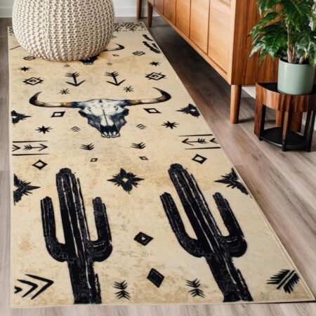 Western Cactus-Themed Runner
