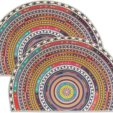 Semi-Circular Welcome Rug