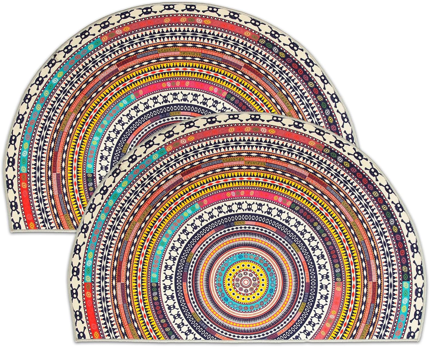Semi-Circular Welcome Rug