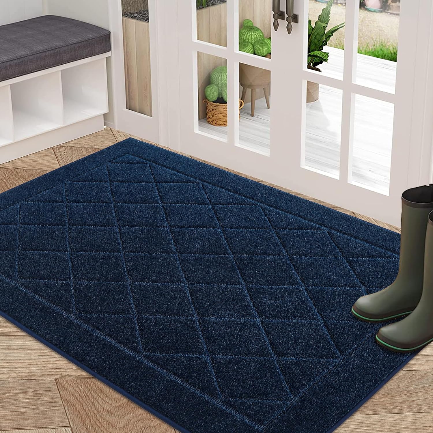 Stain-Resistant, Absorbent Rug