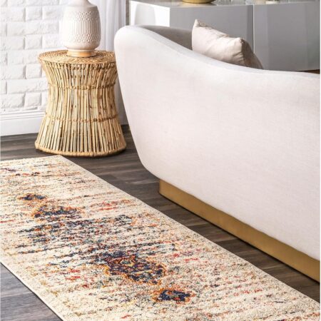 Sand-Colored Persian Runner Rug