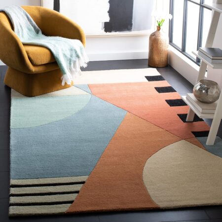 Brown Moroccan-Style Rug
