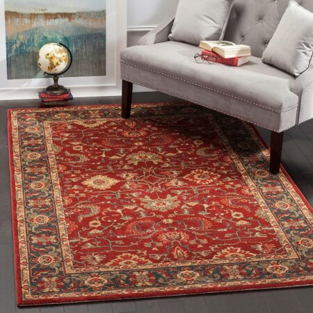 Red and Blue Oriental Rug